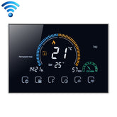 BHT-8000-GCLW Controlling Water/Gas Boiler Heating Energy-saving and Environmentally-friendly Smart Home Negative Display LCD Screen Round Room Thermostat with WiFi