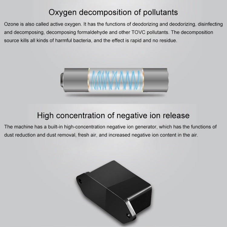 Nobico XD05A Portable Air Purifier Household Ozone Disinfection Machine, XD05A Nobico XD05A Portable Air Purifier Household Ozone Disinfection Machine, XD05A