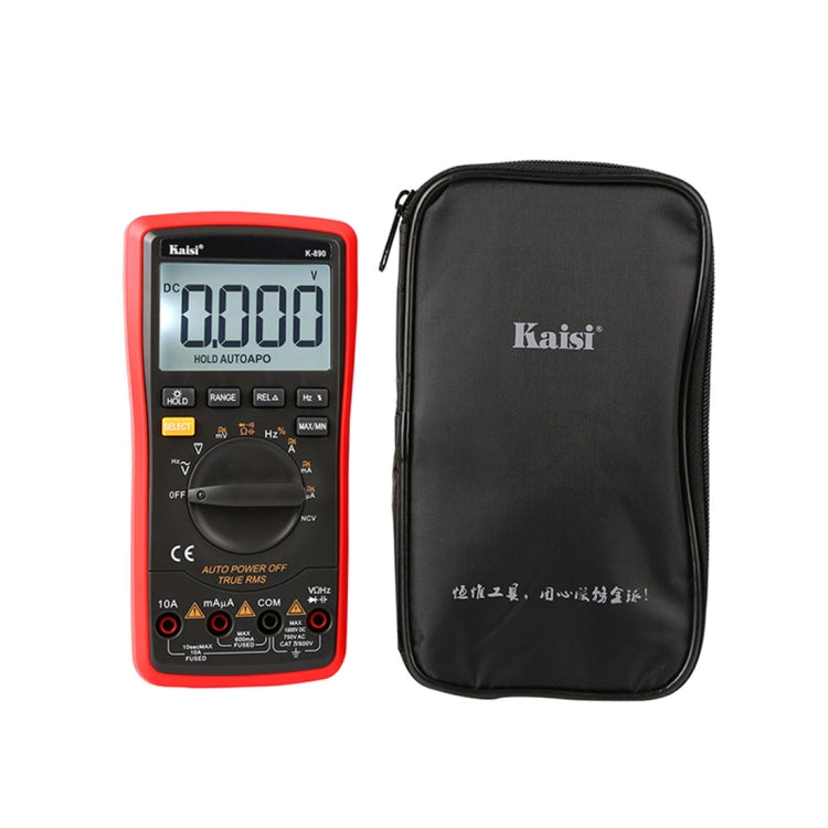 Kaisi K-890 Professional LCD Digital Multimeter Electrical Handheld Digital Multimeter Tester Kaisi K-890 Professional LCD Digital Multimeter Electrical Handheld Digital Multimeter Tester