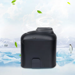 Portable Creative Hanging Waist USB Fan with Three Adjustable Wind Speed, Black, Grey