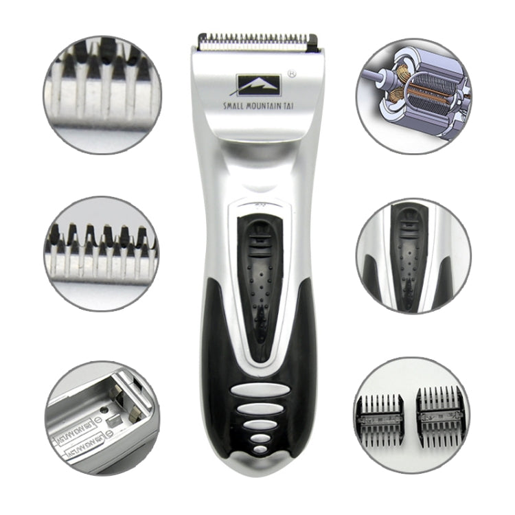 Battery Power Supplied Electric Hair Shaver For Children Man Haircut Machine(Silver) Battery Power Supplied Electric Hair Shaver For Children Man Haircut Machine(Silver)