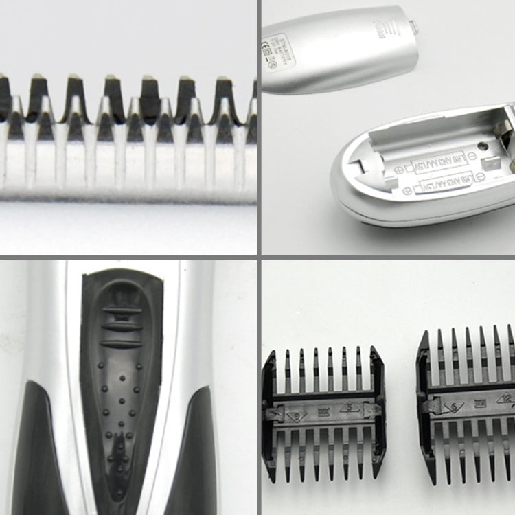 Battery Power Supplied Electric Hair Shaver For Children Man Haircut Machine(Silver) Battery Power Supplied Electric Hair Shaver For Children Man Haircut Machine(Silver)