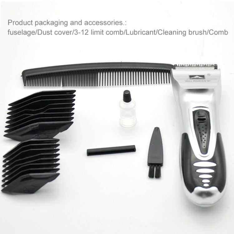 Battery Power Supplied Electric Hair Shaver For Children Man Haircut Machine(Silver) Battery Power Supplied Electric Hair Shaver For Children Man Haircut Machine(Silver)