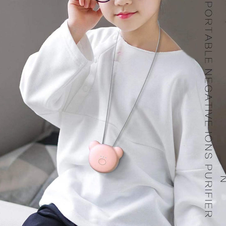 Mini Bear Style Neck Formaldehyde Negative Ion PM2.5 Removal Air Purifier for Kids Mini Bear Style Neck Formaldehyde Negative Ion PM2.5 Removal Air Purifier for Kids