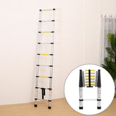 Multifunctional Thickened Aluminum Alloy Single-sided Telescopic Ladder, Size: 5m, Size: 5m