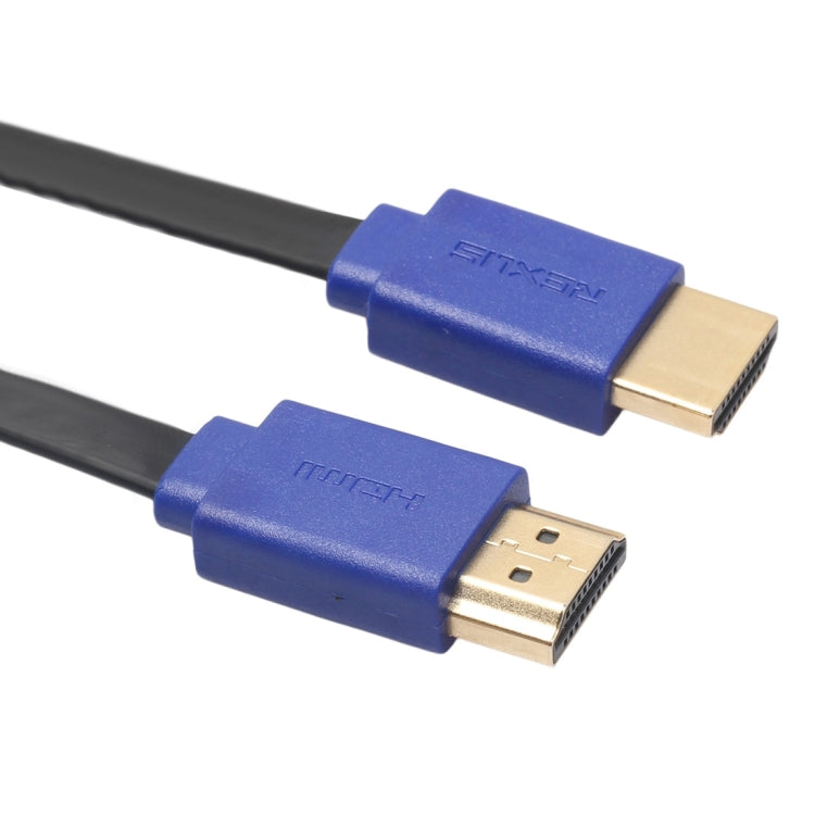 1.8m HDMI 1.4 (1080P) Gold Plated Connectors HDMI Male to HDMI Male Retractable Flat Cable, Length: 1.8m 1.8m HDMI 1.4 (1080P) Gold Plated Connectors HDMI Male to HDMI Male Retractable Flat Cable, Length: 1.8m