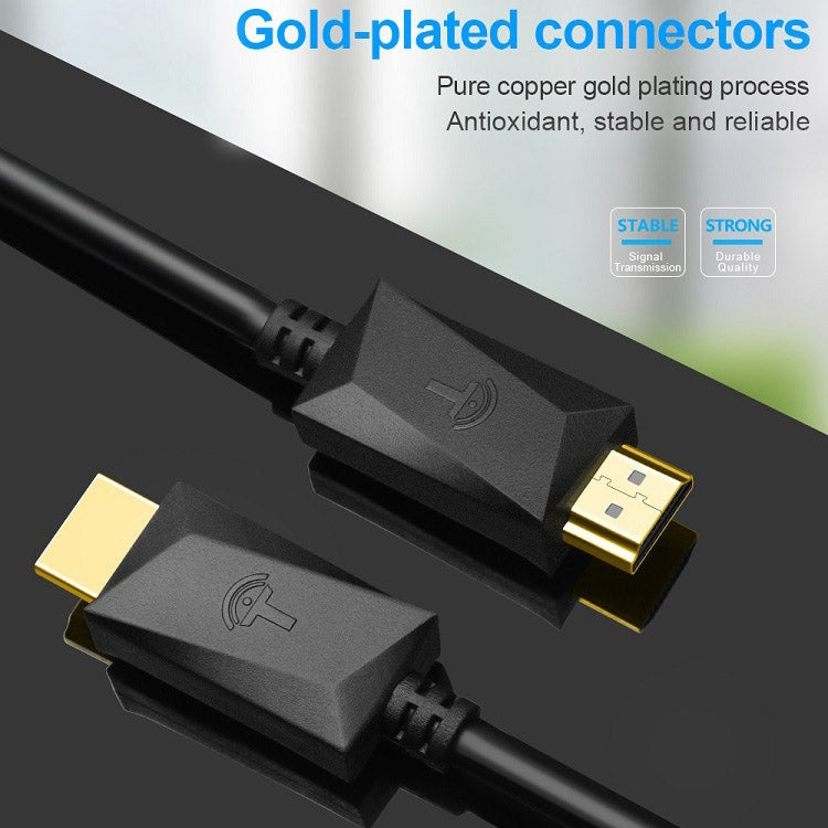 ROCKETEK HDMI01Y-2 HDMI 2.0 4K 30Hz 3D HD Gold-plated Connector HDMI Cable for All HDMI Devices, Length: 2m ROCKETEK HDMI01Y-2 HDMI 2.0 4K 30Hz 3D HD Gold-plated Connector HDMI Cable for All HDMI Devices, Length: 2m