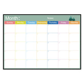 Magnetic Monthly Planner Refrigerator Magnet PET Magnetic Soft Whiteboard, Size: 29.7cm x 42cm