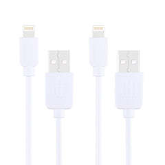 2 PCS HAWEEL 1m High Speed 8 pin to USB Sync and Charging Cable Kit for iPhone, iPad, 2pcs
