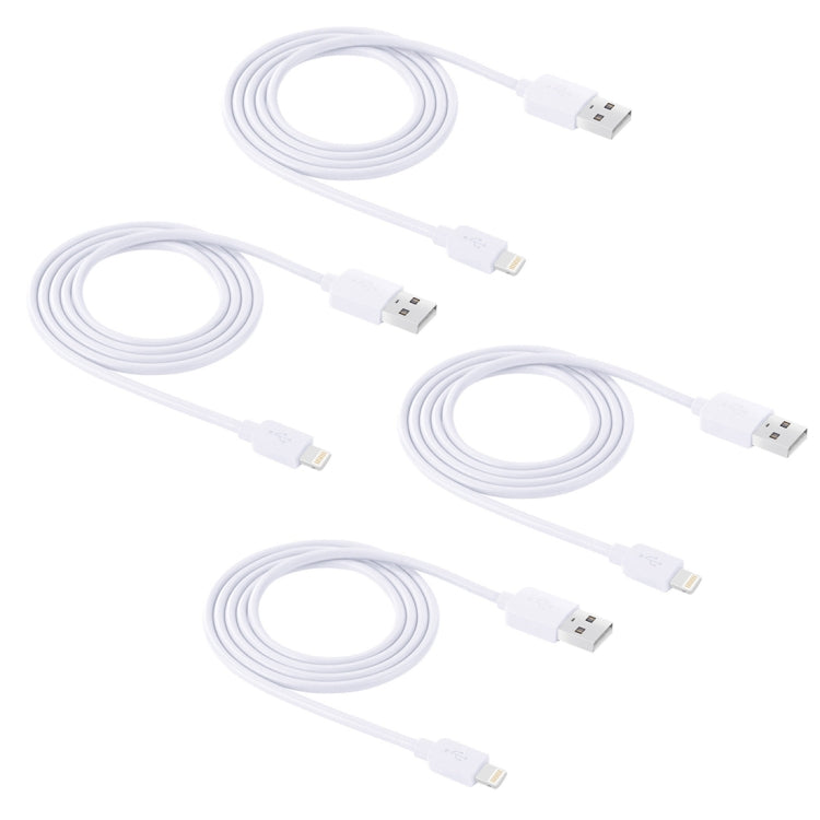 4 PCS HAWEEL 1m High Speed 8 pin to USB Sync and Charging Cable Kit for iPhone, iPad, 4pcs 4 PCS HAWEEL 1m High Speed 8 pin to USB Sync and Charging Cable Kit for iPhone, iPad, 4pcs