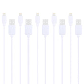 5 PCS HAWEEL 1m High Speed 8 pin to USB Sync and Charging Cable Kit for iPhone, iPad