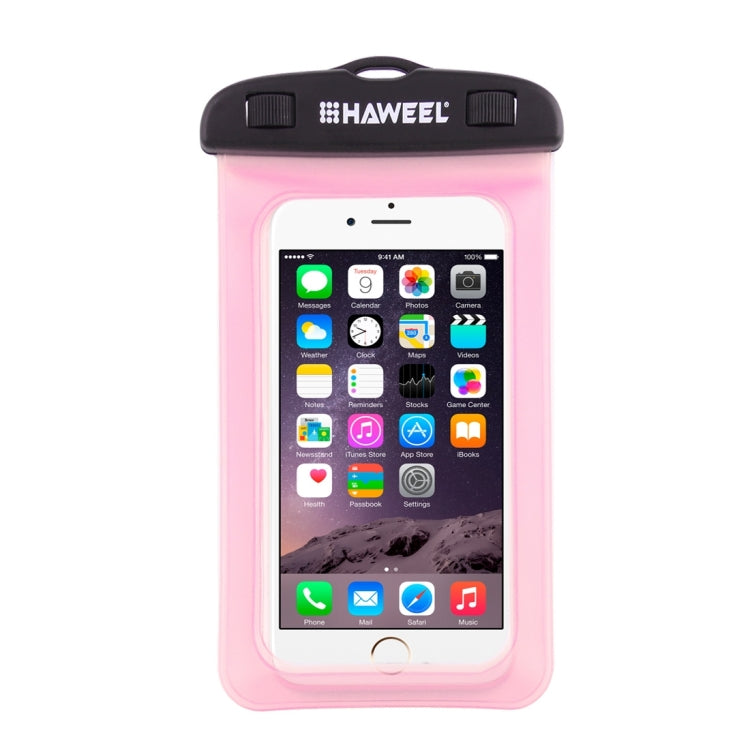 HAWEEL Transparent Universal Waterproof Bag with Lanyard for iPhone, Galaxy, Huawei, Xiaomi, LG, HTC and Other Smart Phones HAWEEL Transparent Universal Waterproof Bag with Lanyard for iPhone, Galaxy, Huawei, Xiaomi, LG, HTC and Other Smart Phones