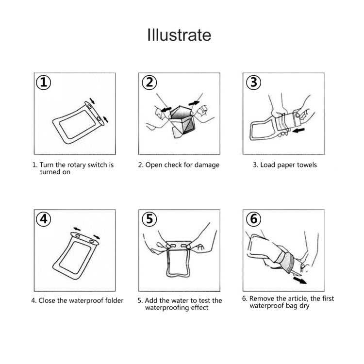 HAWEEL Transparent Universal Waterproof Bag with Lanyard for iPhone, Galaxy, Huawei, Xiaomi, LG, HTC and Other Smart Phones HAWEEL Transparent Universal Waterproof Bag with Lanyard for iPhone, Galaxy, Huawei, Xiaomi, LG, HTC and Other Smart Phones