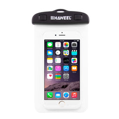 HAWEEL Transparente, universelle, wasserdichte Tasche mit Trageband für iPhone, Galaxy, Huawei, Xiaomi, LG, HTC und andere Smartphones