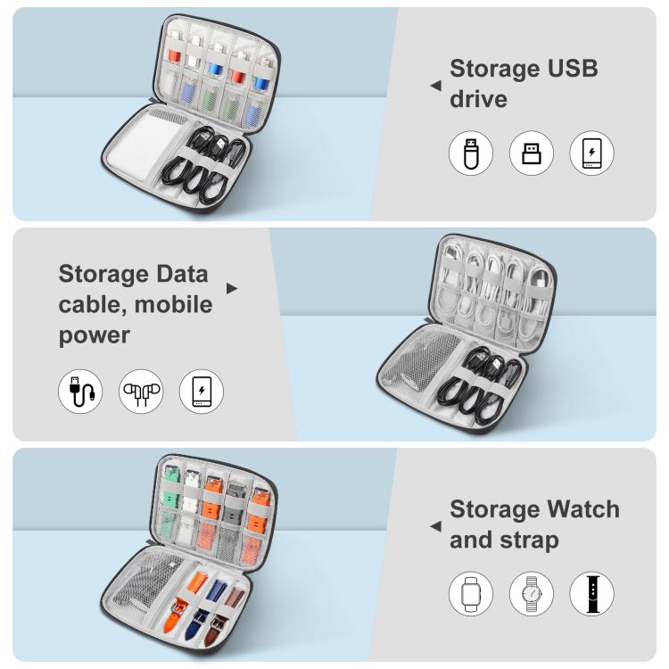 HAWEEL Watch Band Organizer Box Earphones / U Disk / Digital Cable Storage Case, Watch Band Organizer, Size: M HAWEEL Watch Band Organizer Box Earphones / U Disk / Digital Cable Storage Case, Watch Band Organizer, Size: M