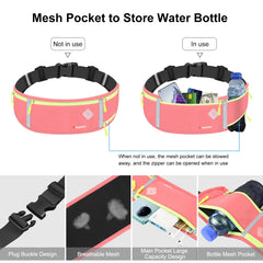 HAWEEL Running Belt Waist Fanny Pack Bag Sports Waterproof Waist Phone Pocket