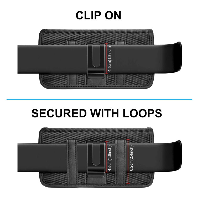 HAWEEL 4.7 inch Nylon Cloth Phone Belt Clip Horizontal Carrying Pouch with Card Slot HAWEEL 4.7 inch Nylon Cloth Phone Belt Clip Horizontal Carrying Pouch with Card Slot