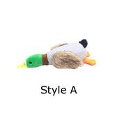 Cute Plush Duck Dogs Squeak Toys Funny Pet Play Intereactive Chew Toy for Small Medium Dog Pets Supplies Accessories