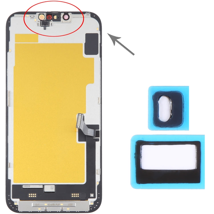 100/Set Front Camera LCD Light Sensor Back Sticker for iPhone 14 / 14 Plus 100/Set Front Camera LCD Light Sensor Back Sticker for iPhone 14 / 14 Plus