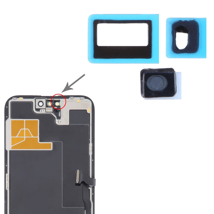 100/Set Sensor Back Adhesive Stickers For iPhone 14 Pro Max / 14 Pro 100/Set Sensor Back Adhesive Stickers For iPhone 14 Pro Max / 14 Pro