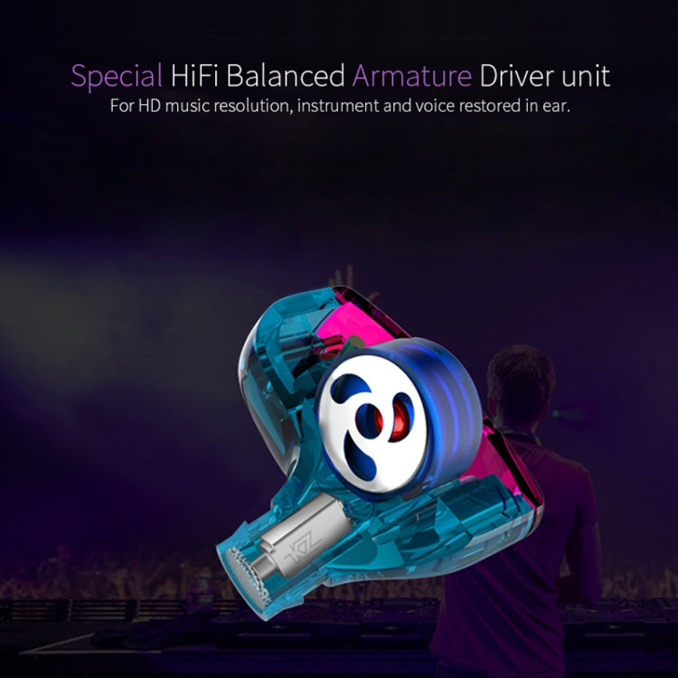 Auriculares intrauditivos con doble unidad y graves potentes para MP3 y sin micrófono KZ ZST Circle Iron Auriculares intrauditivos con doble unidad y graves potentes para MP3 y sin micrófono KZ ZST Circle Iron