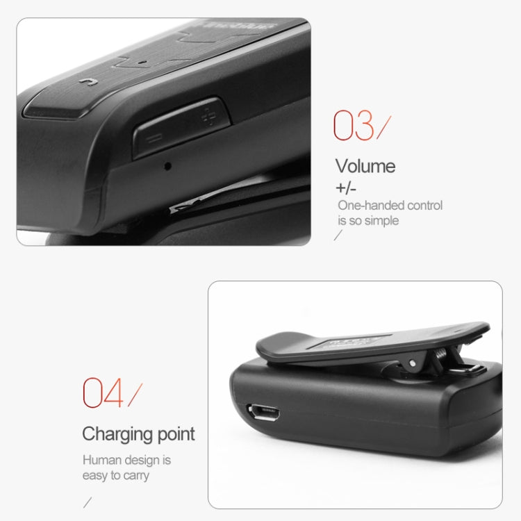 Auriculares Bluetooth antirrobo con cable retráctil y recordatorio por vibración Fineblue F910 CSR4.1 Auriculares Bluetooth antirrobo con cable retráctil y recordatorio por vibración Fineblue F910 CSR4.1
