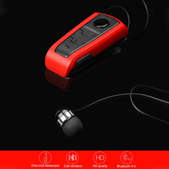 Auriculares Bluetooth antirrobo con cable retráctil y recordatorio por vibración Fineblue F910 CSR4.1