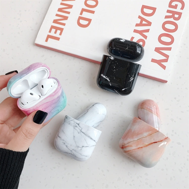 Marble Pattern Wireless Earphones Charging Box Protective Case for Apple AirPods 1/2 Marble Pattern Wireless Earphones Charging Box Protective Case for Apple AirPods 1/2