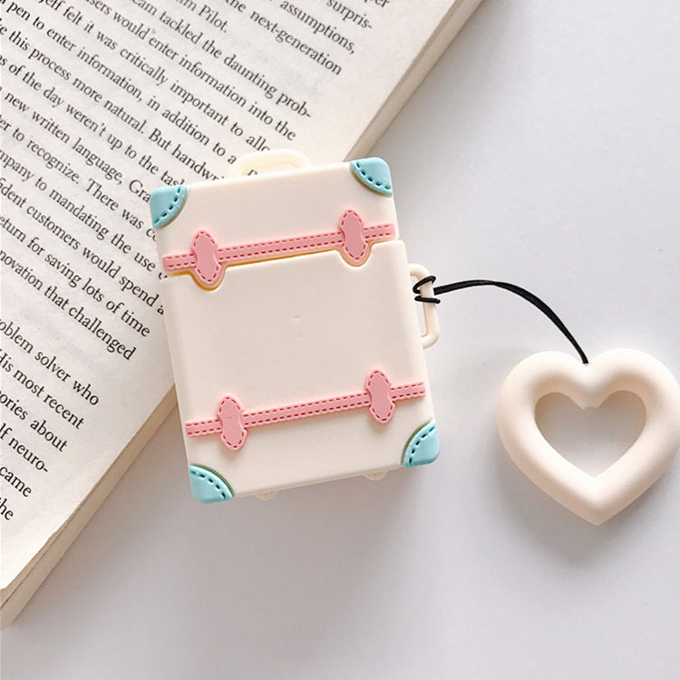 Wireless Earphones Shockproof Candy Colored Suitcase Silicone Protective Case for Apple AirPods 1 / 2, Orange, Pink, Green, Blue, Apricot, Yellow Wireless Earphones Shockproof Candy Colored Suitcase Silicone Protective Case for Apple AirPods 1 / 2, Orange, Pink, Green, Blue, Apricot, Yellow