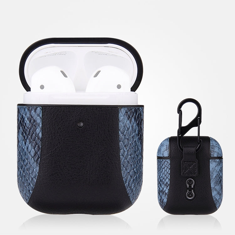 Farblich passendes Flip-Over-Leder-Ohrhörer-Stoßschutzetui für Apple AirPods 1/2 Farblich passendes Flip-Over-Leder-Ohrhörer-Stoßschutzetui für Apple AirPods 1/2