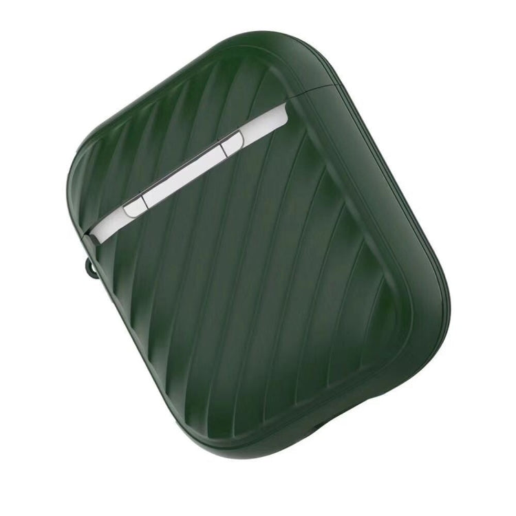 For Apple Airpods 1 / 2 Wave Texture TPU Wireless Earphone Protective Case without Earphone For Apple Airpods 1 / 2 Wave Texture TPU Wireless Earphone Protective Case without Earphone