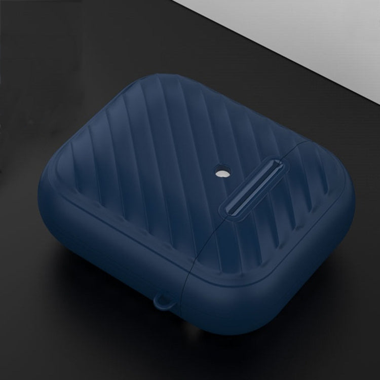 For Apple Airpods 1 / 2 Wave Texture TPU Wireless Earphone Protective Case without Earphone For Apple Airpods 1 / 2 Wave Texture TPU Wireless Earphone Protective Case without Earphone