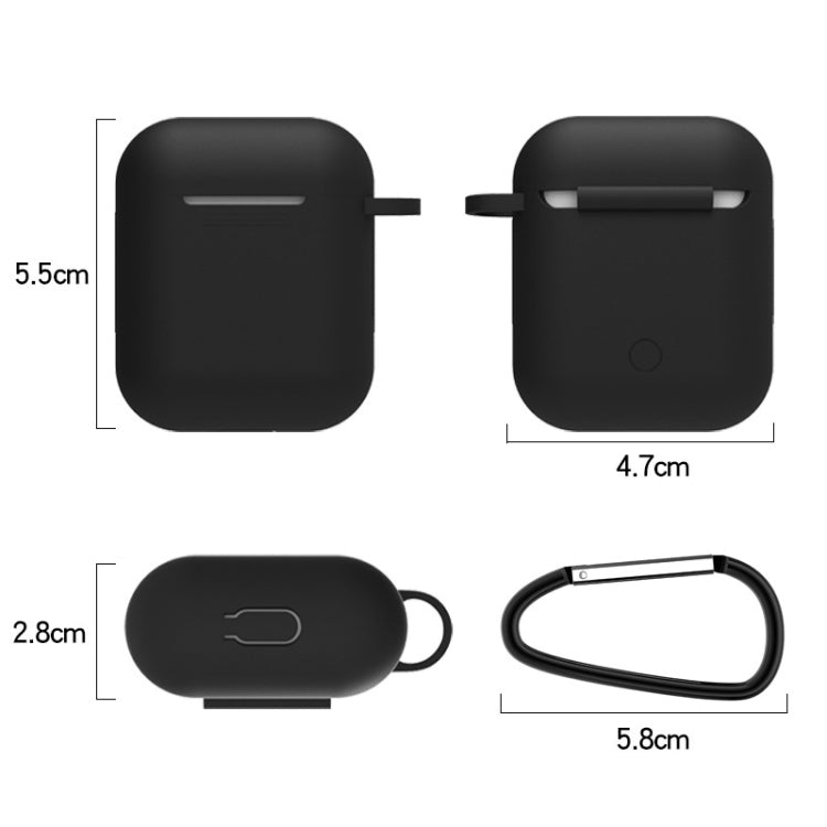 7 PCS Wireless Earphones Shockproof Silicone Protective Case for Apple AirPods 1 / 2 7 PCS Wireless Earphones Shockproof Silicone Protective Case for Apple AirPods 1 / 2