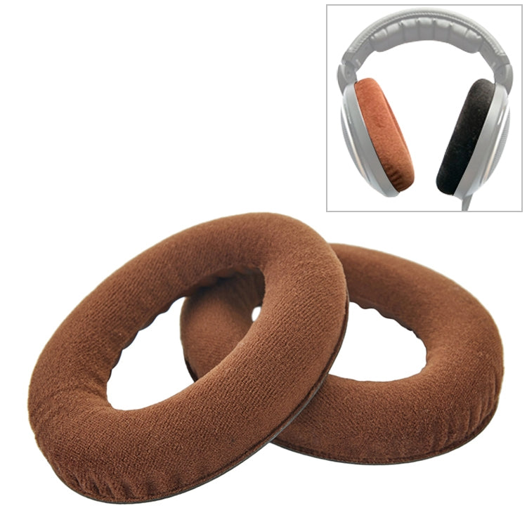 2 PCS For Sennheiser HD515 / HD555 / HD595 / HD598 / HD558 / PC360 Flannel Earphone Cushion Cover Earmuffs Replacement Earpads with Tone Tuning Cotton, Velvet Black, Velvet Brown 2 PCS For Sennheiser HD515 / HD555 / HD595 / HD598 / HD558 / PC360 Flannel Earphone Cushion Cover Earmuffs Replacement Earpads with Tone Tuning Cotton, Velvet Black, Velvet Brown