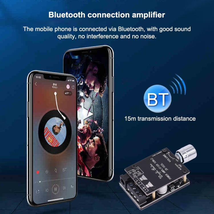 Amplificador de potencia digital de audio estéreo inalámbrico ZK-502L con Bluetooth 5.0 de 12/24 V, 50 W x 2, con carcasa, ZK-502L con carcasa Amplificador de potencia digital de audio estéreo inalámbrico ZK-502L con Bluetooth 5.0 de 12/24 V, 50 W x 2, con carcasa, ZK-502L con carcasa