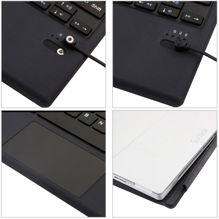1089A Magnetic Charging Bluetooth V3.0 Keyboard + Microfiber Leather Tablet Case for Microsoft Surface Pro 3 / 4 / 5 / 6(Black) 1089A Magnetic Charging Bluetooth V3.0 Keyboard + Microfiber Leather Tablet Case for Microsoft Surface Pro 3 / 4 / 5 / 6(Black)