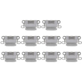 10 PCS Charging Port Connector for iPhone 6 / 6S, For iPhone 6 / 6S, For iPhone 6 / 6S (Light Grey)