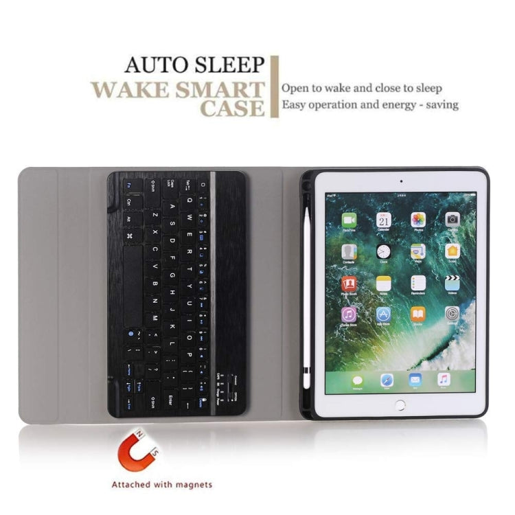 Abnehmbare Bluetooth-Tastatur + horizontale Flip-Tablet-Hülle aus Leder mit Halterung und Stifthalter für iPad Pro 9,7 Zoll, iPad Air, iPad Air 2, iPad 9,7 Zoll (2017), iPad 9,7 Zoll (2018), A07B Schwarz, A07B Gold, A07B Blau, A07B Roségold Abnehmbare Bluetooth-Tastatur + horizontale Flip-Tablet-Hülle aus Leder mit Halterung und Stifthalter für iPad Pro 9,7 Zoll, iPad Air, iPad Air 2, iPad 9,7 Zoll (2017), iPad 9,7 Zoll (2018), A07B Schwarz, A07B Gold, A07B Blau, A07B Roségold
