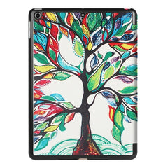 For iPad 9.7 (2018) & iPad 9.7 (2017) Cross Texture Painting Pattern Horizontal Flip Leather Case with Three-folding Holder, IP7D1011A, IP7D1011B, IP7D1011C, IP7D1011D, IP7D1011E, IP7D1011F, IP7D1011G, IP7D1011H, IP7D1011J, IP7D1011K