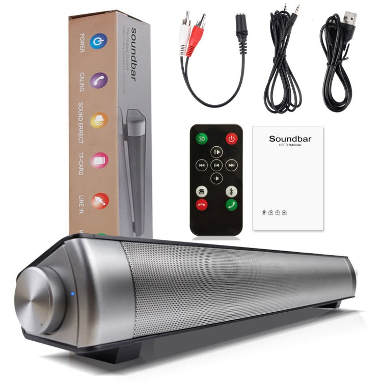 Soundbar LP-08 CE0152 USB MP3 Player 2.1CH Bluetooth Wireless Sound Bar Speaker with Remote Control, CE0152 Black, CE0152 Gold Soundbar LP-08 CE0152 USB MP3 Player 2.1CH Bluetooth Wireless Sound Bar Speaker with Remote Control, CE0152 Black, CE0152 Gold