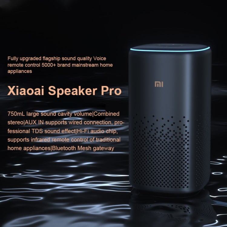 Xiaomi Xiaoai Speaker Pro with 750mL Large Sound Cavity Volume / AUX IN Wired Connection / Combo Stereo / Professional DTS Audio / Hi-Fi Audio chip / Infrared Remote Control Traditional Home Appliances / Bluetooth Mesh Gateway, Xiaoai Speaker Pro Xiaomi Xiaoai Speaker Pro with 750mL Large Sound Cavity Volume / AUX IN Wired Connection / Combo Stereo / Professional DTS Audio / Hi-Fi Audio chip / Infrared Remote Control Traditional Home Appliances / Bluetooth Mesh Gateway, Xiaoai Speaker Pro