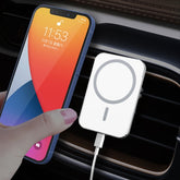 X16 Magsafe Car Air Outlet Vent Mount Clamp Holder 15W Fast Charging Qi Magnetic Wireless Charger