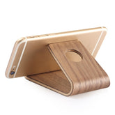 JS01 Wooden Desktop Phone Holder Universal Curved Wood Support Frame For Tablet Phones (Lindens), IP7G0650A, IP7G0650B, IP7G0650C