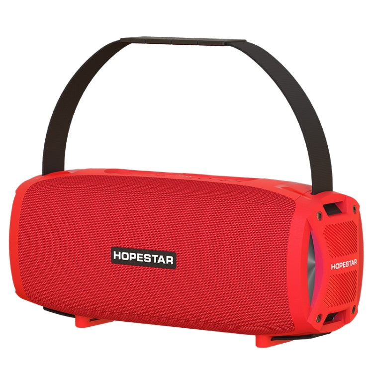 HOPESTAR H24 Pro TWS Portable Outdoor Waterproof Woven Textured Bluetooth Speaker with Rhythm Light, Support Hands-free Call & U Disk & TF Card & 3.5mm AUX & FM, H24 Pro Black, H24 Pro Grey, H24 Pro Blue, H24 Pro Red HOPESTAR H24 Pro TWS Portable Outdoor Waterproof Woven Textured Bluetooth Speaker with Rhythm Light, Support Hands-free Call & U Disk & TF Card & 3.5mm AUX & FM, H24 Pro Black, H24 Pro Grey, H24 Pro Blue, H24 Pro Red