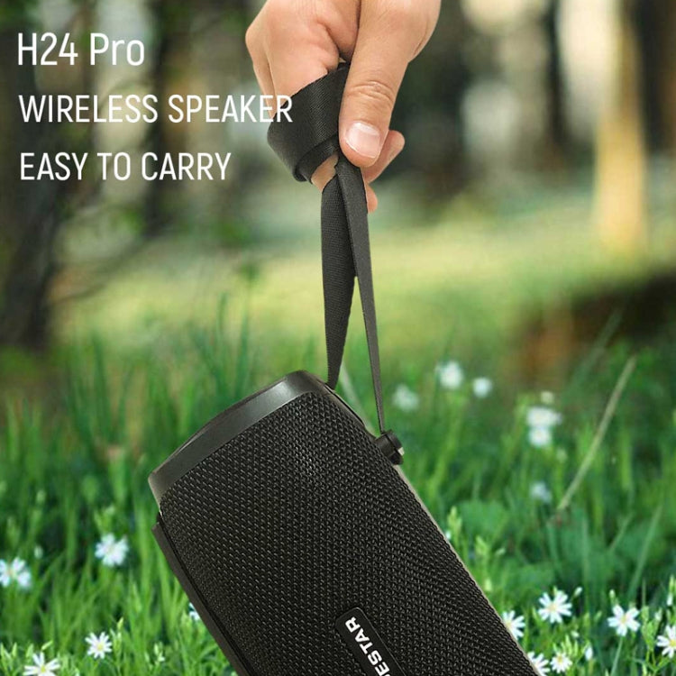 HOPESTAR H24 Pro TWS Portable Outdoor Waterproof Woven Textured Bluetooth Speaker with Rhythm Light, Support Hands-free Call & U Disk & TF Card & 3.5mm AUX & FM, H24 Pro Black, H24 Pro Grey, H24 Pro Blue, H24 Pro Red HOPESTAR H24 Pro TWS Portable Outdoor Waterproof Woven Textured Bluetooth Speaker with Rhythm Light, Support Hands-free Call & U Disk & TF Card & 3.5mm AUX & FM, H24 Pro Black, H24 Pro Grey, H24 Pro Blue, H24 Pro Red
