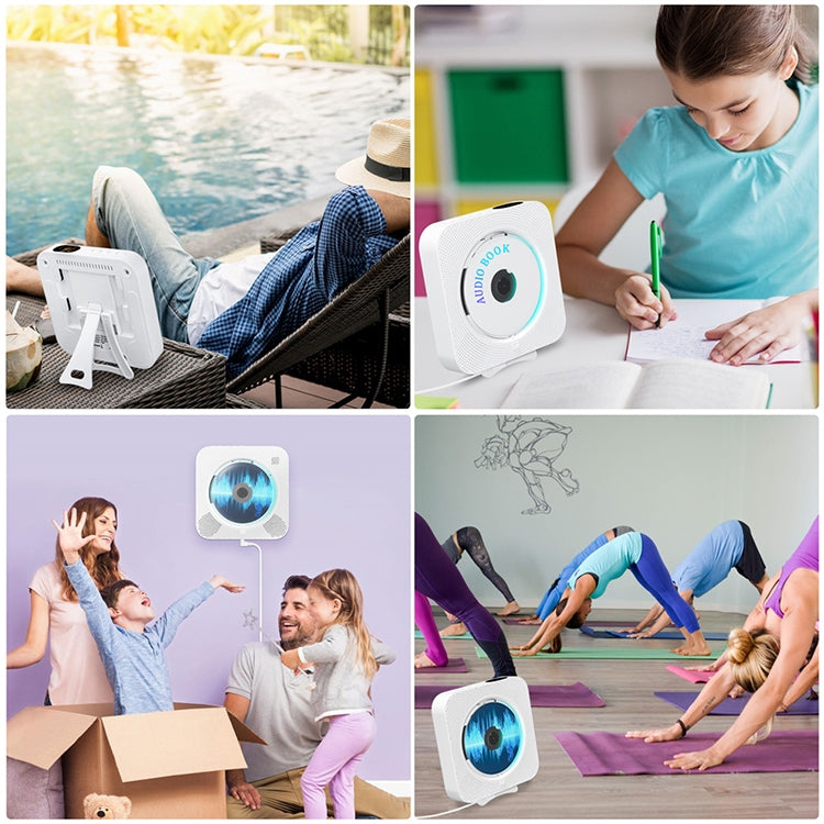 KC-909 Portable Bluetooth Speaker CD Player with Remote Control KC-909 Portable Bluetooth Speaker CD Player with Remote Control