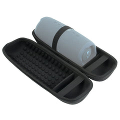Estuche de almacenamiento de altavoz portátil de EVA con funda protectora con correa para el hombro y mosquetón para JBL Charge 5