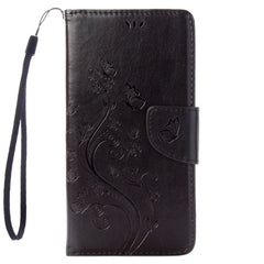 For iPhone 8 & 7 Pressed Flowers Horizontal Flip Leather Case with Holder & Card Slots & Wallet