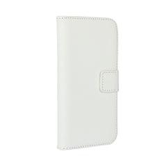 Funda de cuero genuino con tapa horizontal dividida para iPhone 8 y 7 con soporte, ranuras para tarjetas y billetera