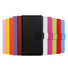 Funda de cuero genuino con tapa horizontal dividida para iPhone 8 y 7 con soporte, ranuras para tarjetas y billetera